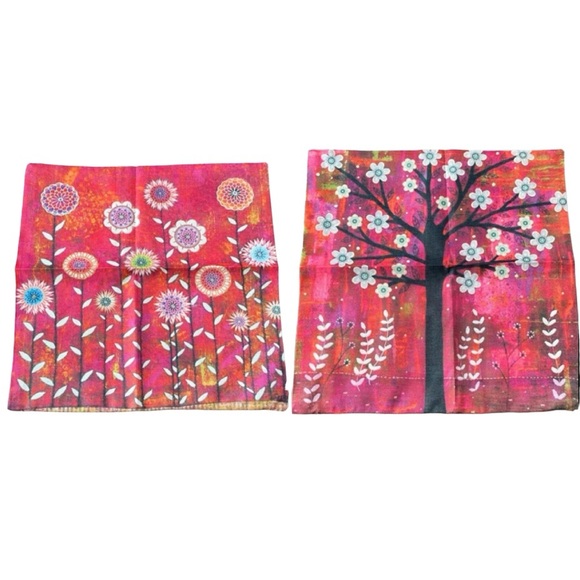 Set Of 2 Throw Pillow Covers 20X20 NWOT covers only - Picture 1 of 4